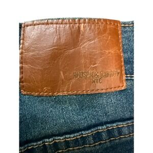Hudson & Barrow NYC Slim Stretch Jeans Medium Wash Blue Denim Size 38x30